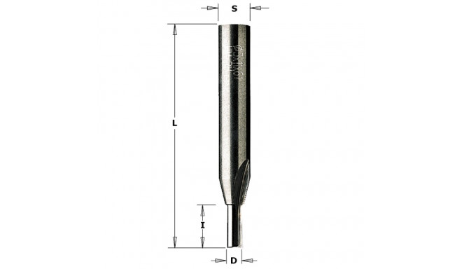 STRAIGHT BIT SOLID HW Z2 S=8X33 D=3X10X55 RH