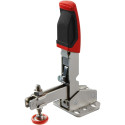 Vertical toggle clamp with open arm and horizontal base plate STC-VH /35