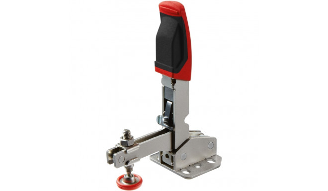 Vertical toggle clamp with open arm and horizontal base plate STC-VH20