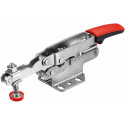 Horizontal toggle clamp with open arm and horizontal base plate STC-HH /60