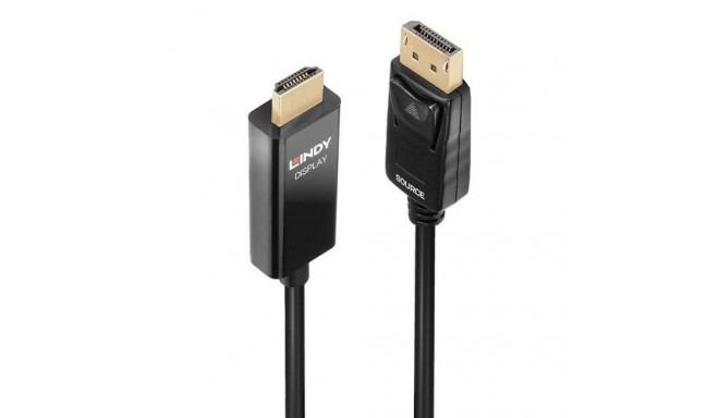 Lindy 3m Active DisplayPort to HDMI Cable with HDR