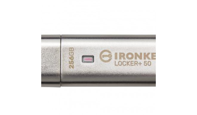 Kingston Technology IronKey 256GB Locker Plus 50 AES Encryption