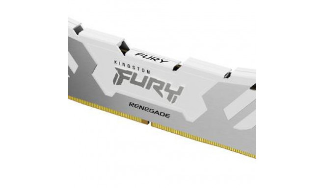 Kingston Technology FURY 16GB 6400MT/s DDR5 CL32 DIMM Renegade White XMP
