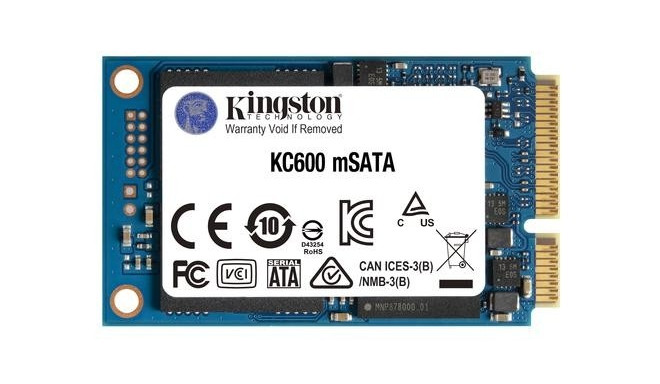 Kingston SSD 512G KC600 SATA3 mSATA