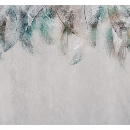 Fototapeet - Colourful Feathers - 450x315