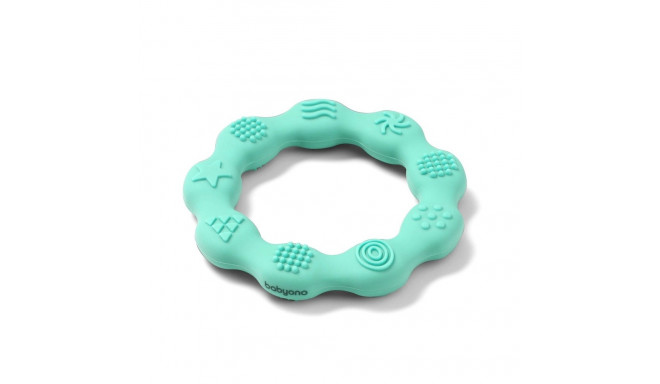 Babyono Silicone teether RING mint 825/03