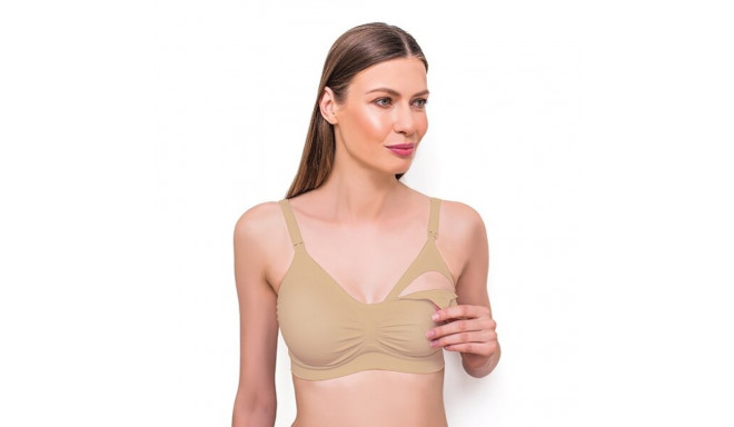 Babyono the bra for nursing mothers D70-75, beige 506/17