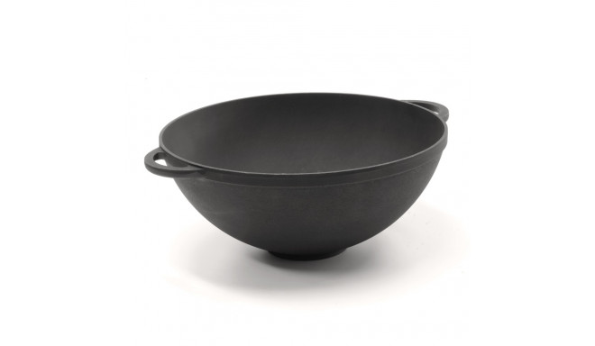 Iron WOK pan Syton D30cm with wooden handle