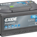 Exide Premium 72Ah720A 278x175x175-+