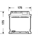 Exide Premium 47Ah450A 207x175x175-+