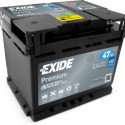 Exide Premium 47Ah450A 207x175x175-+