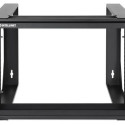 Intellinet 19" Wall Mount Open Frame Network Rack, 6U, Front-hinged Swing Frame Flat Pack, 2-Po