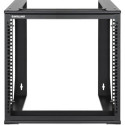 Intellinet 19" Wall Mount Open Frame Network Rack, 9U, Front-hinged Swing Frame Flat Pack, 2-Po