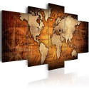 Seinapilt - Amber Map - 100x50