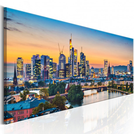 Seinapilt - Evening in Frankfurt - 135x45