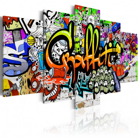 Seinapilt - Artistic Graffiti - 100x50