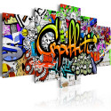 Seinapilt - Artistic Graffiti - 100x50