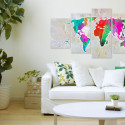 Seinapilt - Colourful Planet - 100x50