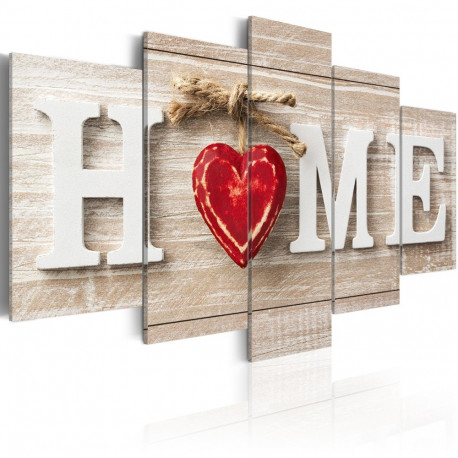 Seinapilt - Home: House of Love - 100x50