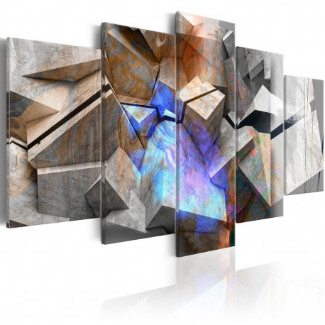 Seinapilt - Abstract Cubes - 200x100