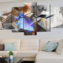 Seinapilt - Abstract Cubes - 200x100