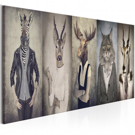 Seinapilt - Animal Masks - 120x40