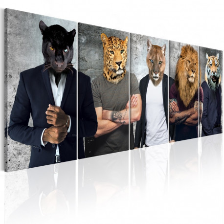 Seinapilt - Different Faces - 200x80