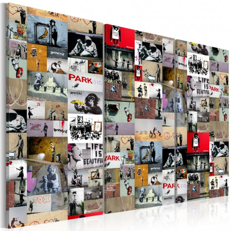 Seinapilt - Art of Collage: Banksy III - 90x60