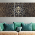 Seinapilt - Brown Mandala - 200x80