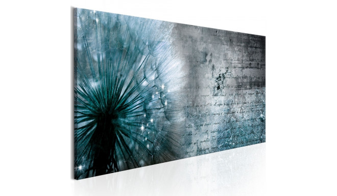 Seinapilt - Blue Dandelion - 135x45