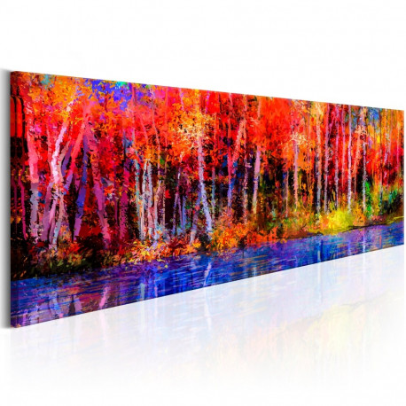 Seinapilt - Colorful Autumn Trees - 120x40