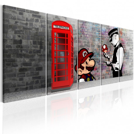 Seinapilt - Brick Graffiti I - 200x80