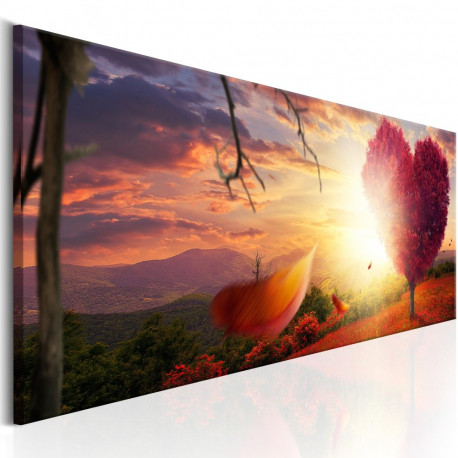 Seinapilt - Autumnal Heart - 150x50