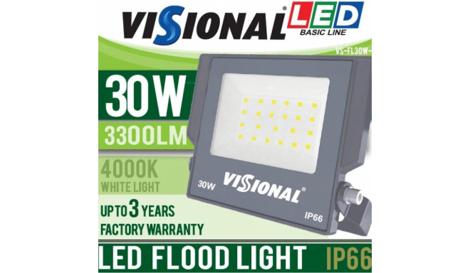 LED floodlight 30W, 4000K