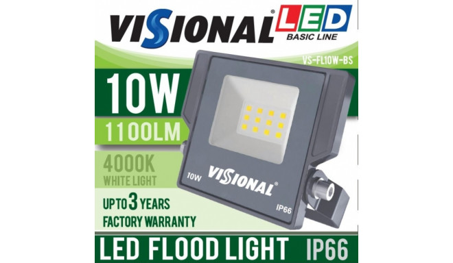 LED floodlight 10W, 4000K