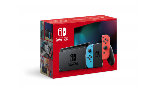 Nintendo Switch + Joy-Con Neon Blue&Red