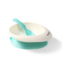 Baby suction bowl with spoon, mint, 1077/03