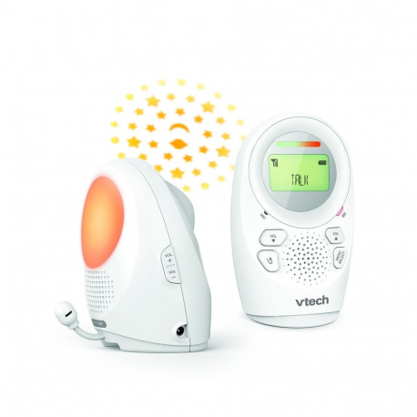 Vtech DM1212 Audio Baby Monitor with LCD & Nightlight Projection