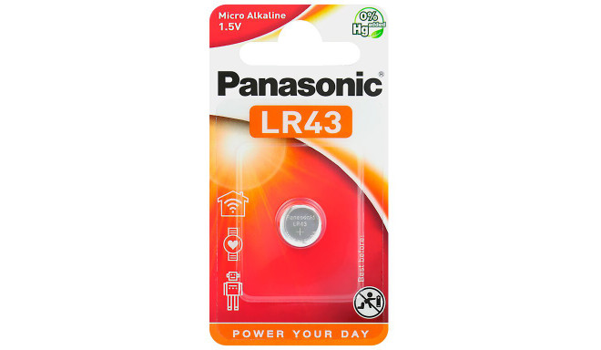 Panasonic patarei LR43/1B