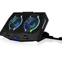 Laptop Cooling Stand CF21 RGB SILENT FAN Black