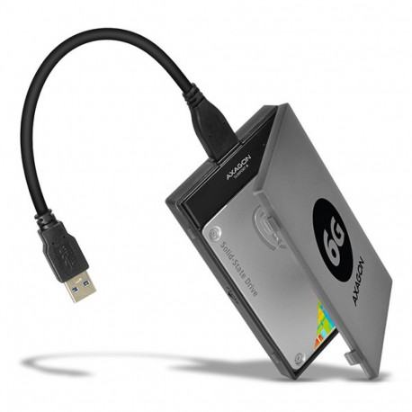 AXAGON ADSA-1S6, USB 3.2 Gen 1 SATA 6G UASP kõvaketas