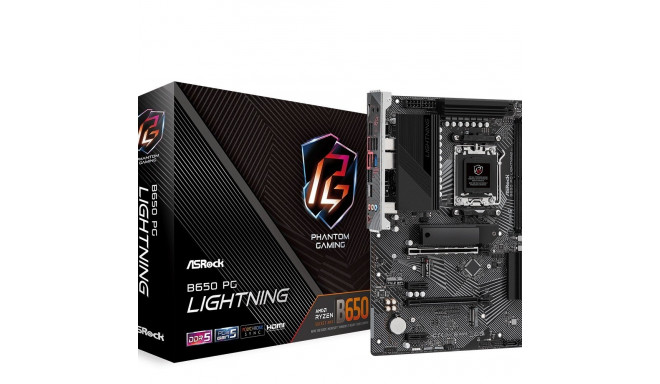 ASRock emaplaat B650 PG Lightning AM5 4DDR5 HDMI M.2 ATX