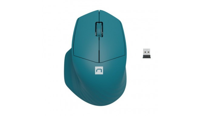 Wireless mouse Siskin 2 1600 DPI Bluetooth 5.0 + 2.4GHz Blue