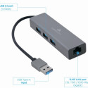 USB-AM to LAN GbE Hub 3xUSB 3.0