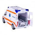 Auto ambulance with stretcher