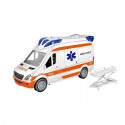 Auto ambulance with stretcher