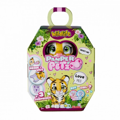 The Pamper Petz Tiger is part of the popular "Pamper Petz" toy line by Simba Toys. 