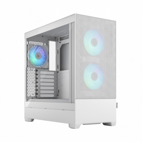 Fractal Design arvutikorpus Pop Air TG Clear Tint RGB, valge