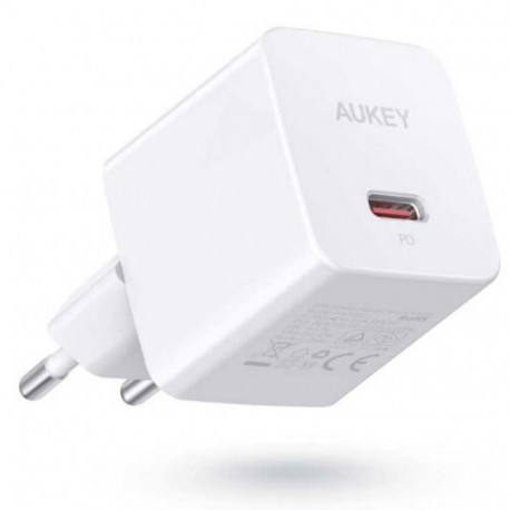 Aukey power adapter PA-Y20S USB-C PD 20W, white