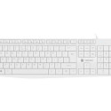 Keyboard Nautilus US slim white